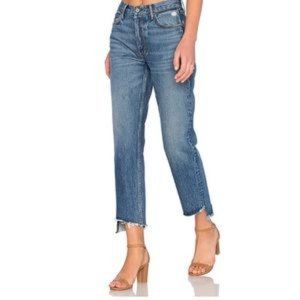 GRLFRND Helena high rise step crop jeans - size 28